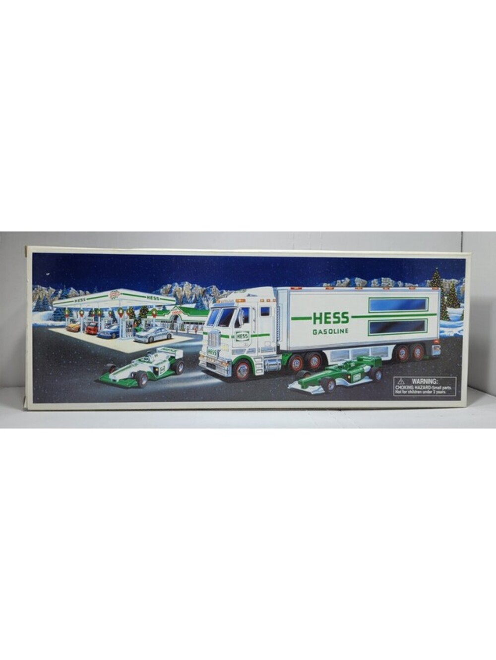 NEW IN BOX 2003 Hess Toy Truck And Racecars